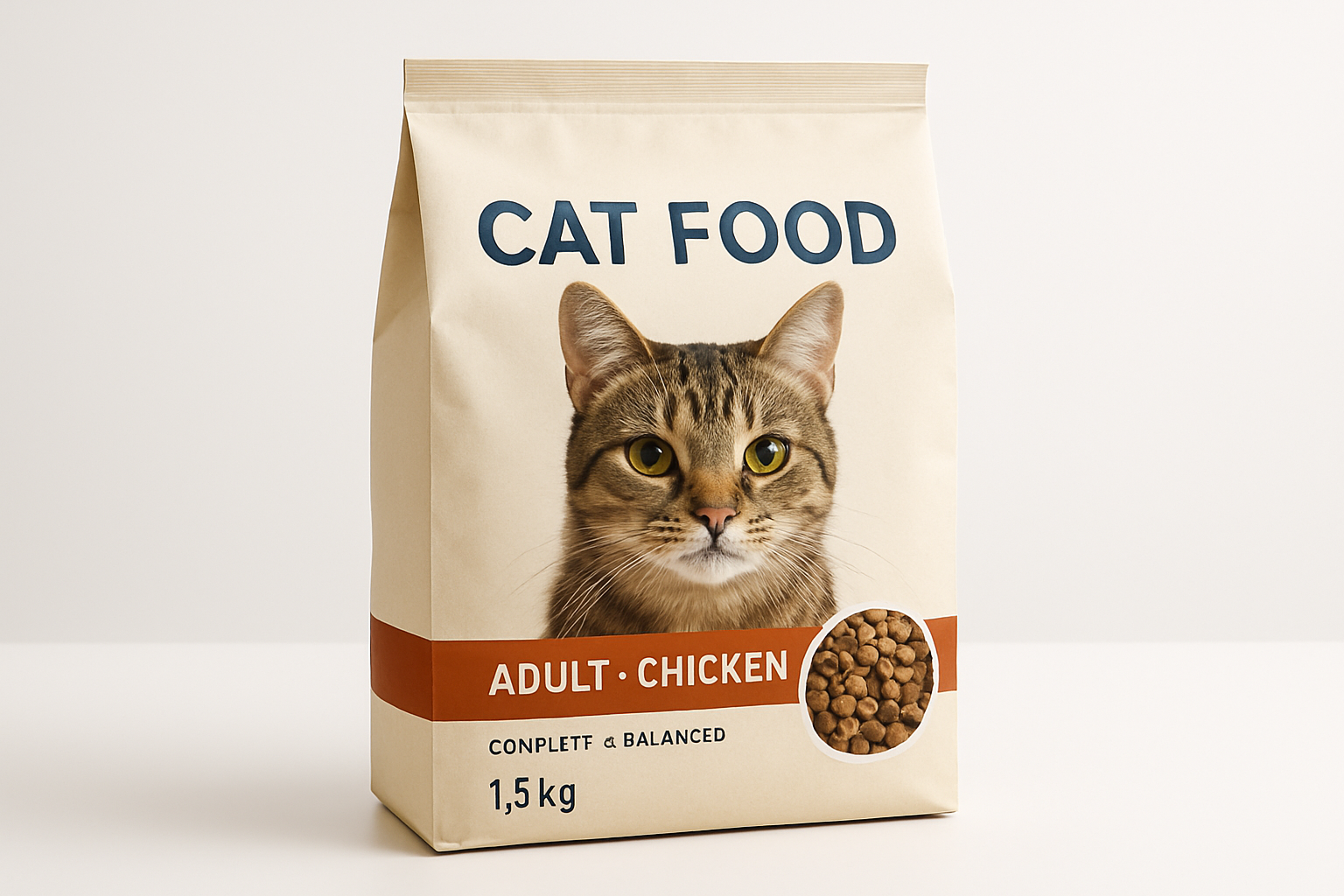 Bag of cat food